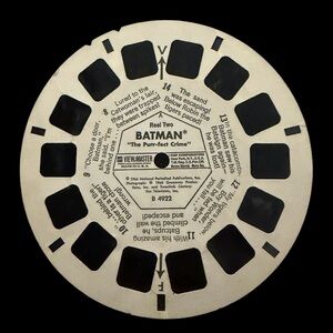 1966 View-Master Reel Titled "The Purr-fect Crime" Featuring Batman